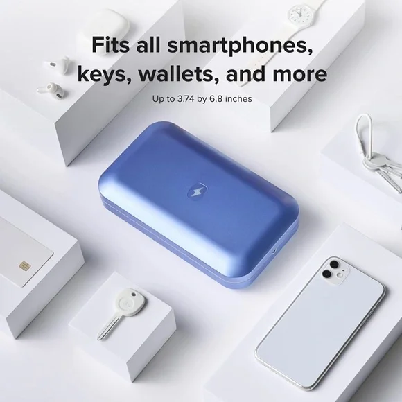 PhoneSoap 3 UV Cell Phone Sanitizer and Dual Universal Charger - Lilac - Picture 5 of 9